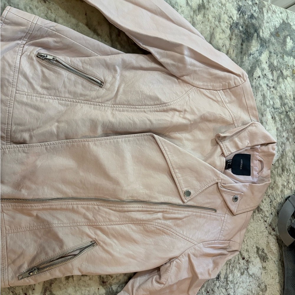 Forever 21 Blush Pink Bomber Jacket